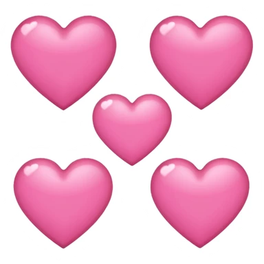 pink heart level 1-5 sticker