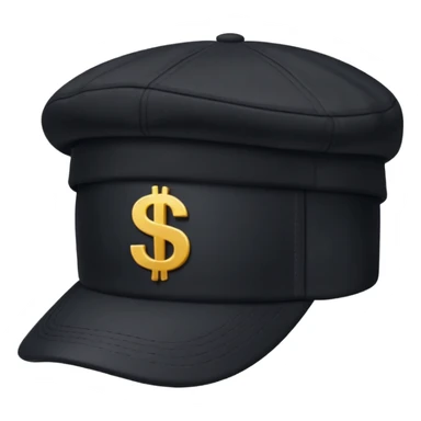 boné com simbolo de $ hype sticker