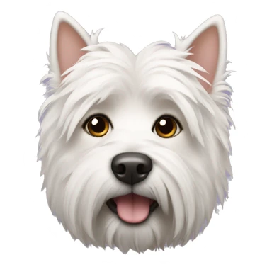 west highland dog sticker