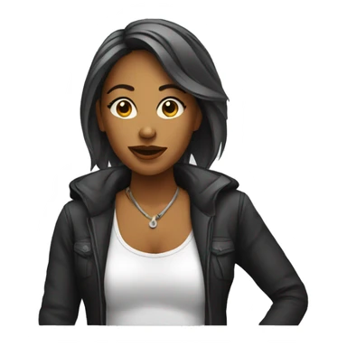 Music producer woman sticker