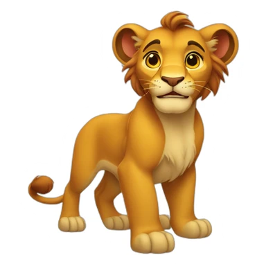 Simba sticker