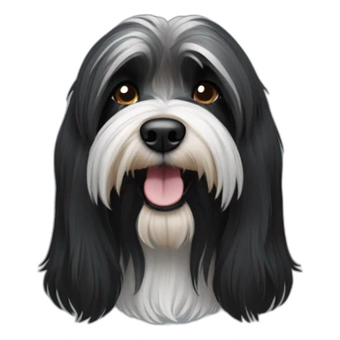 black-tibetan-terrier sticker