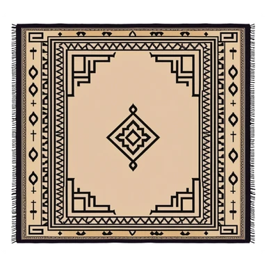 Prayer rug sticker