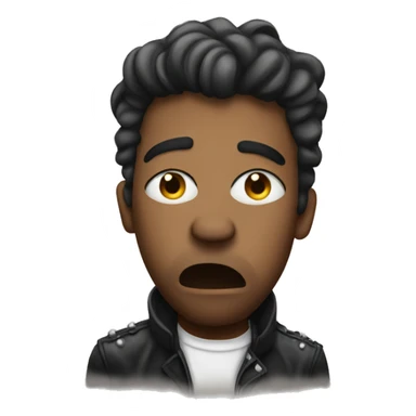 musician stank face sticker