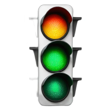 car stoplight sticker