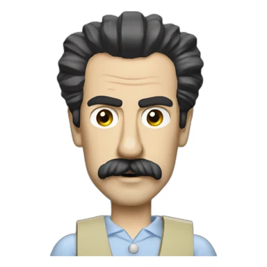 borat playing w legos sticker