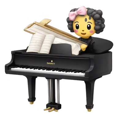 My sweet piano Sanrio sticker