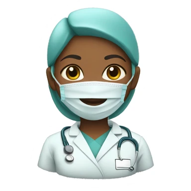 Female surgeon  sticker