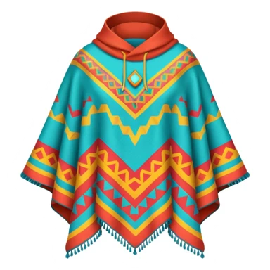 Poncho sticker