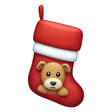 Cute Christmas stocking sticker