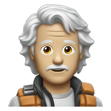 Back to the future dolorean sticker