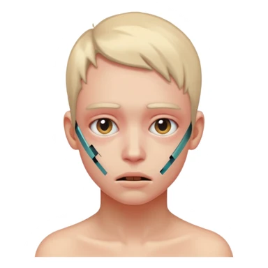 a human being trapped in an algorithm sticker