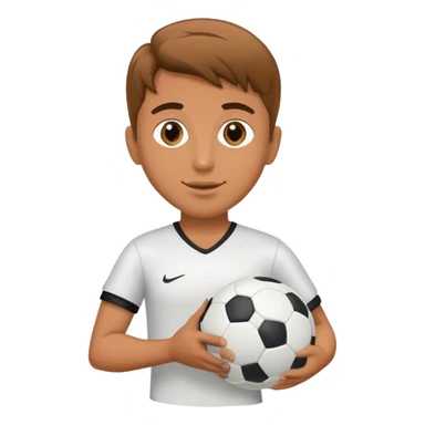 A country singer holding a soccer ball sticker