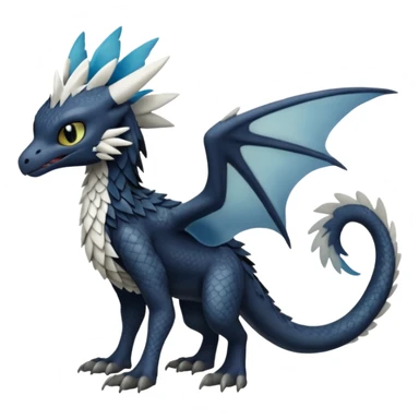 Toothless-Trico-Silvally-Fakémon-hybrid-creature (full body)  sticker