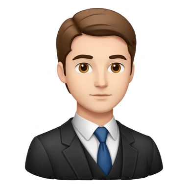 Handsome lawyer sticker
