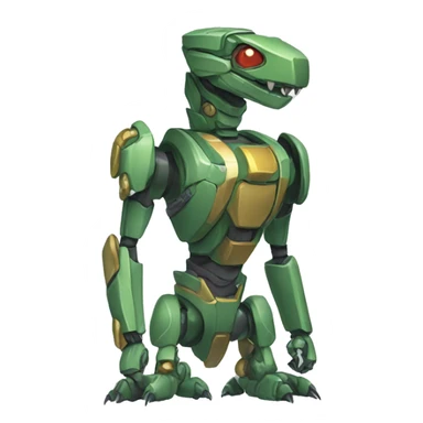 Reptile-Medabot-Mecha full body sticker