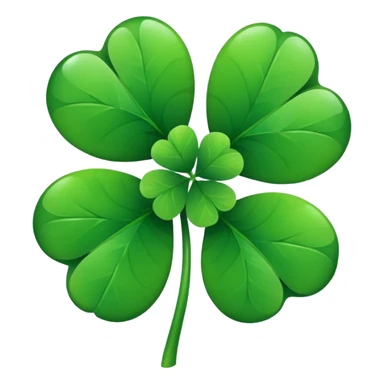 Trébol con 4 hojas a lado con nombre de Mati sticker