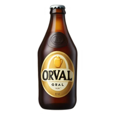 Orval beer birthday sticker