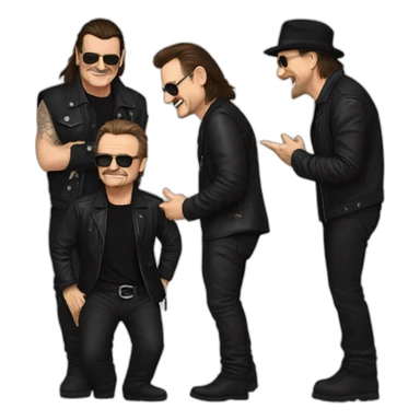 Bono u2 diciendo enterado sticker