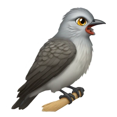 Cuckoo bird sticker
