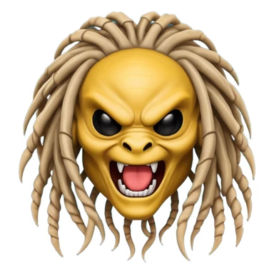 Predator laughs sarcastic sticker