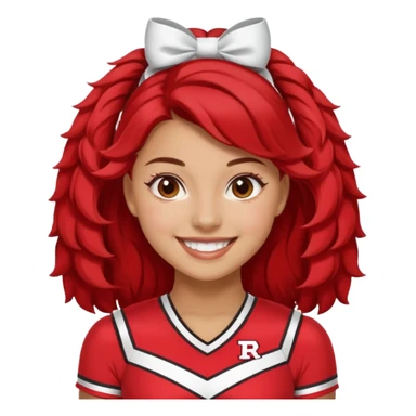 Rutgers Cheerleader sticker