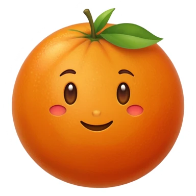 orange fruit sticker