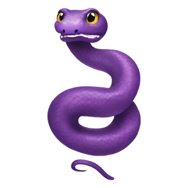 A snake wearing a tutu sticker