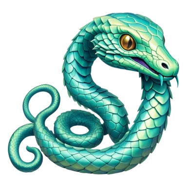 Epic exotic divine complex detailed iridescent aesthetic-scenery-Fakémon-creature sticker