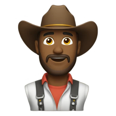 Cowboy tech guru sticker