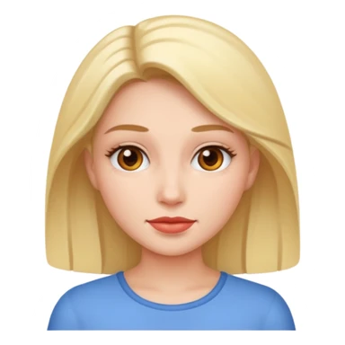 Woman fingering sticker