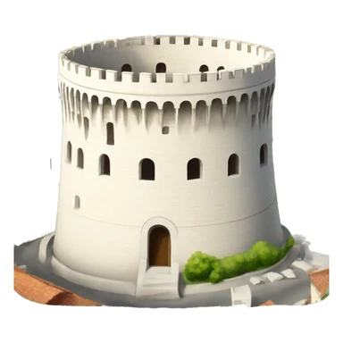Thessaloniki white tower sticker