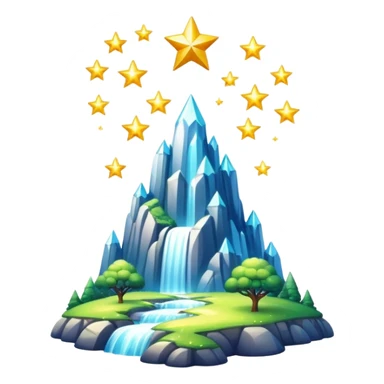  epic divine glistening glossy shiny glittery scenery  sticker