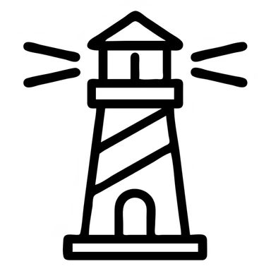 lighthouse sticker