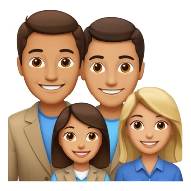 2 guys and a girl sticker