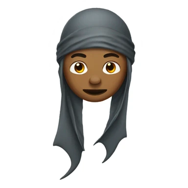 Shark with durag  sticker