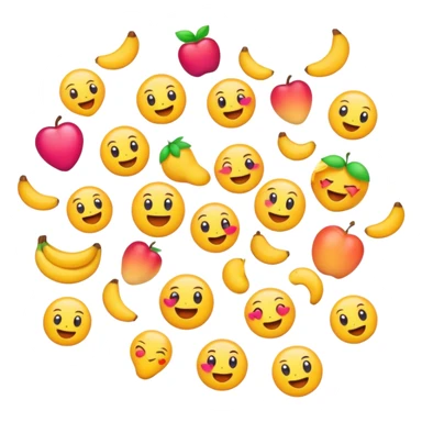 "shaz" in 100 emoji font sticker