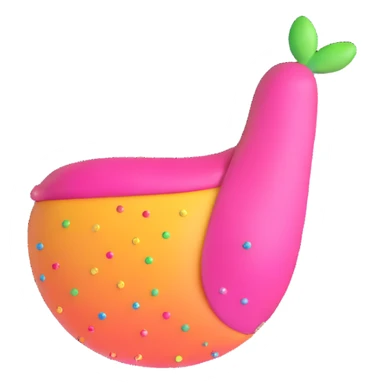 stomach with sparkles around it sticker