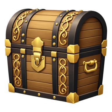 Treasure chest sticker