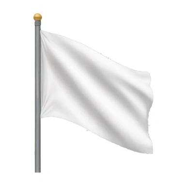 Plain white Flag  JAT written onit  sticker