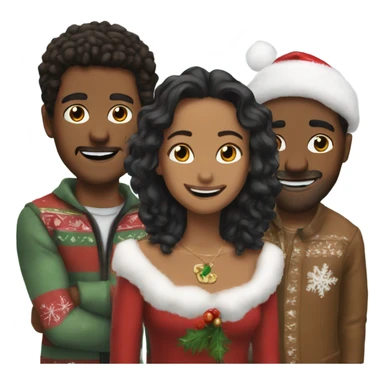 Me Christmas with Charly and Norris sticker