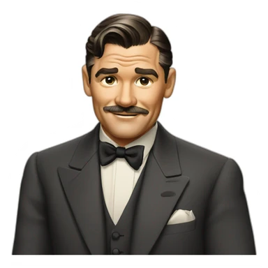 Clark Gable sticker