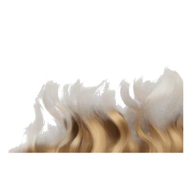 Hair extensions sticker