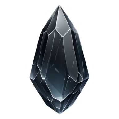 A raw obsidian shard with a glossy black surface.



































































 sticker