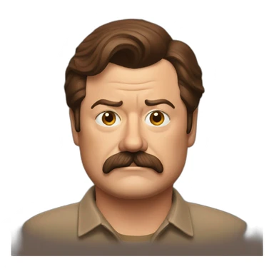 Ron-swanson sticker