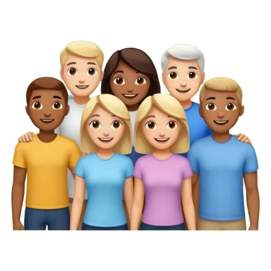 image of group of people sticker