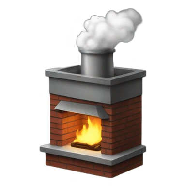 CHIMNEY WITH SMOKE sticker