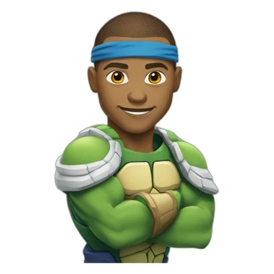 Mbappé Ninja turtle  sticker