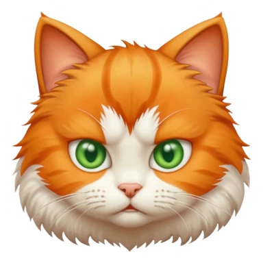 Angry baby cat sticker