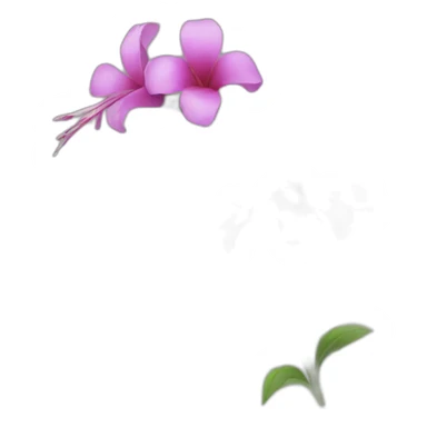 Hummer-flower sticker